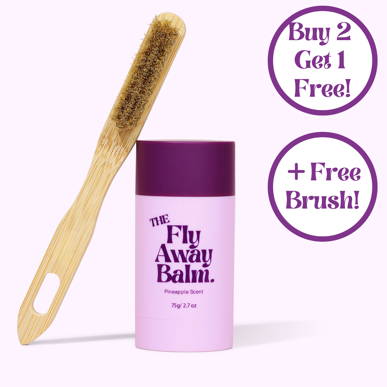 The FlyAway Balm - Hair Wax Stick Anti-Frizz and Fly Away Hair Tamer