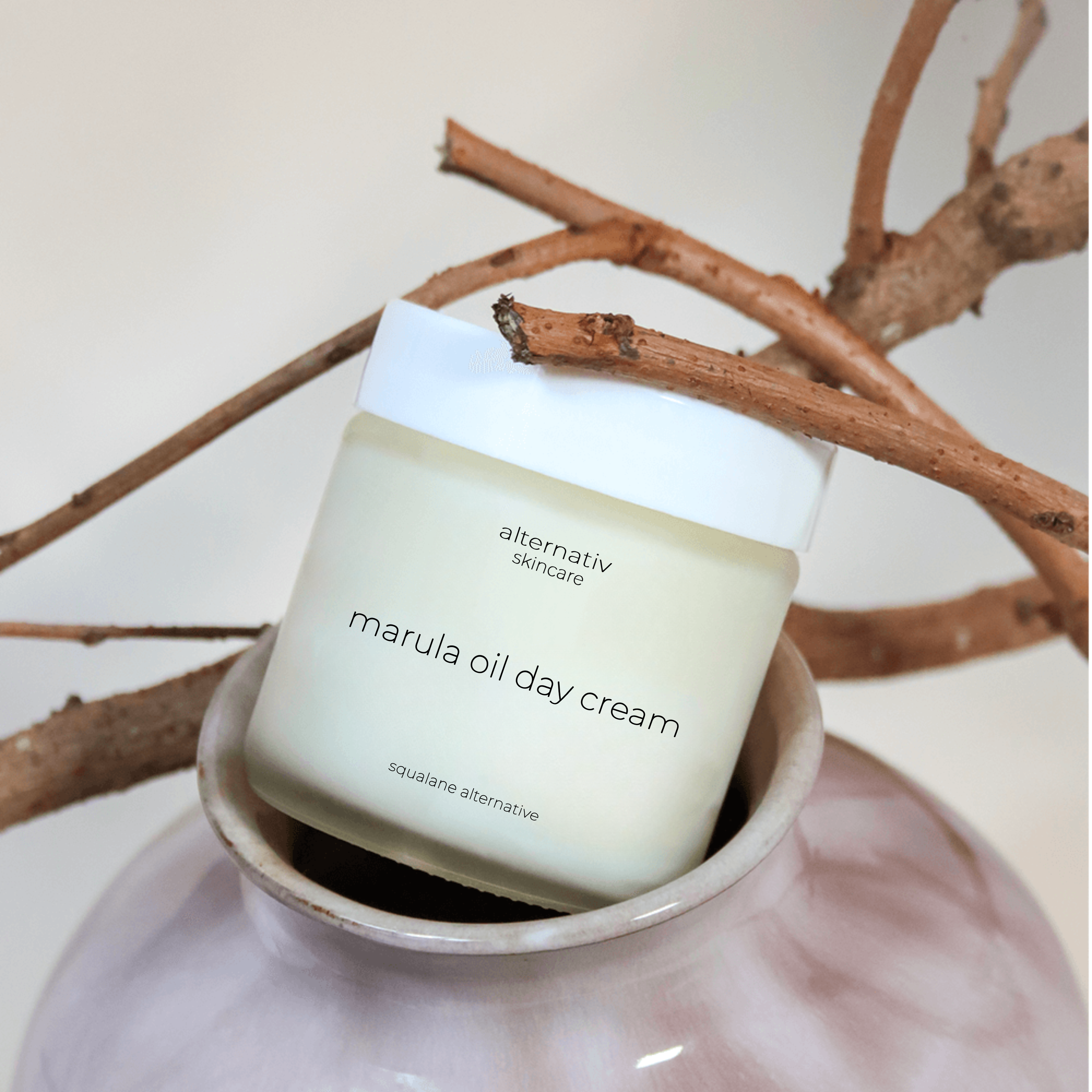 marula oil day cream - squalane alternative